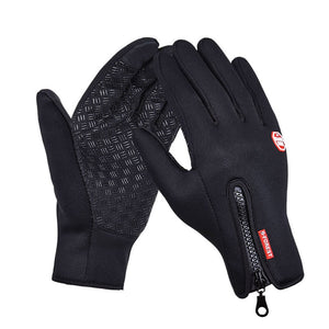 Men Classic Leather Touch Screen Gloves