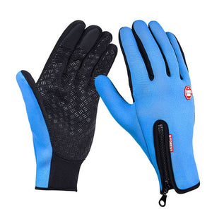 Men Classic Leather Touch Screen Gloves